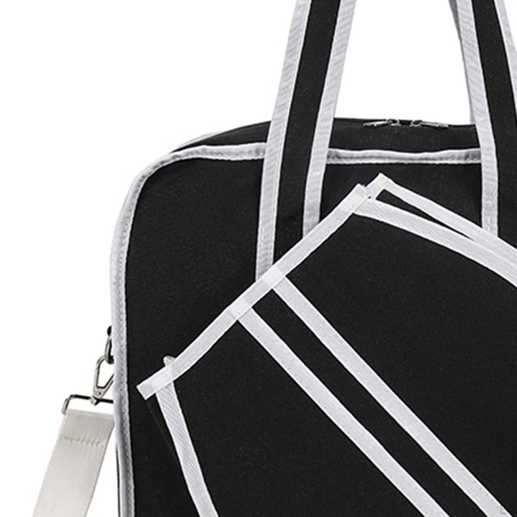 Tennis Bag Badminton Racket Sports Professional Fitness Beginners Outdoor with Zipper Large