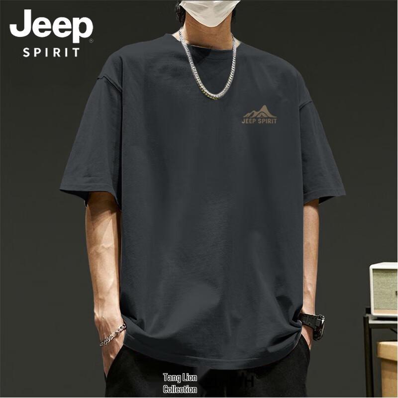 JEEP SPIRIT Men s Mountain Camping Graphic Short Sleeve T-Shirt 3XL
