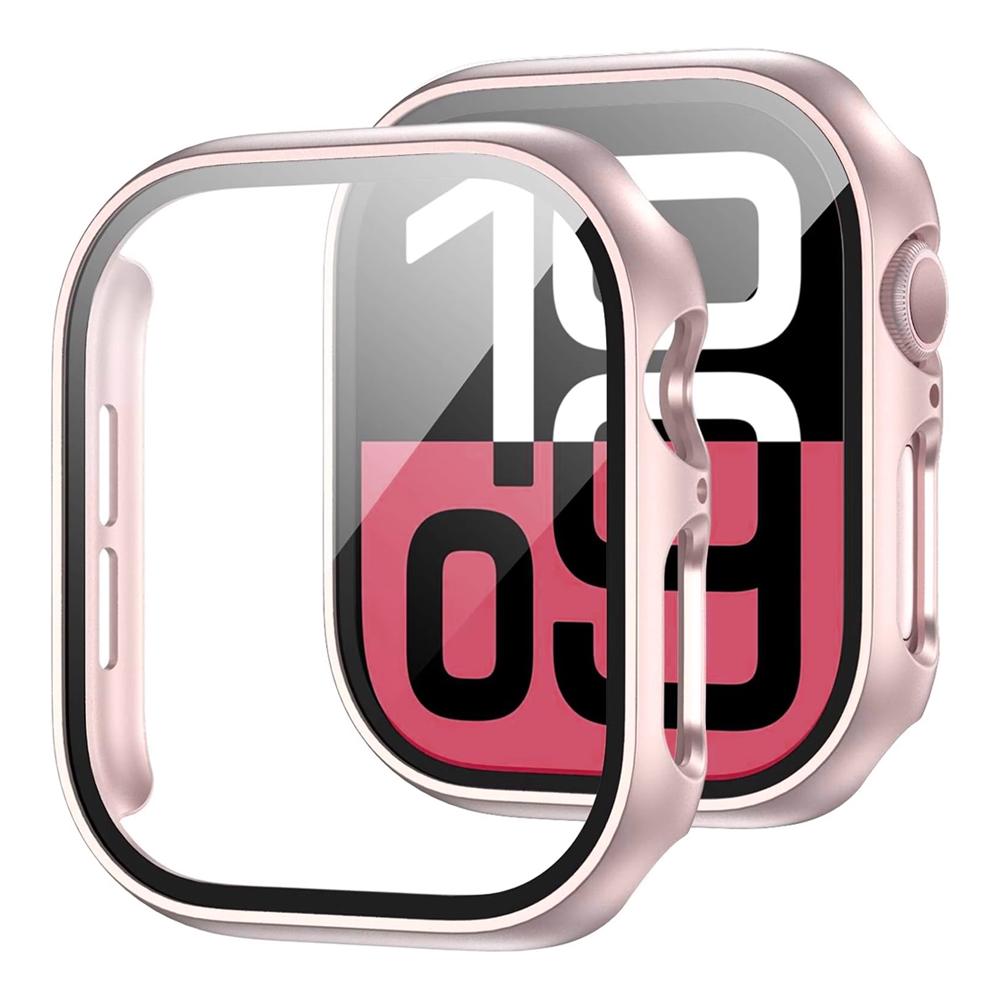 Screen Protector For Apple Watch Case 10 9 8 7 6 5 4 SE 46mm 42mm 45mm 44mm 41mm 40mm Tempered Glass PC Bumper Cover Protectives