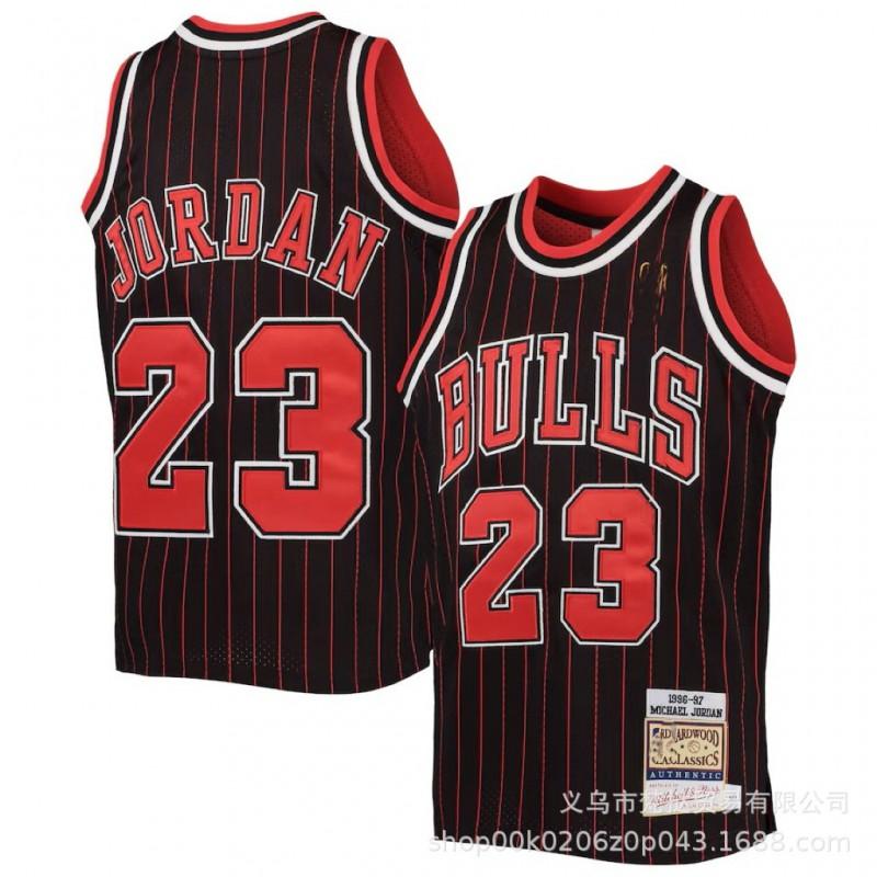 Chicago Bulls Retro Basketball Jersey Pippen 23 Rodman 33 Jordan 91 Embroidered Cotton Unisex V-Neck Sleeveless Sportswear