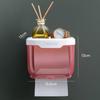 Punch-Free Wall-Mounted Bathroom Tissue Box