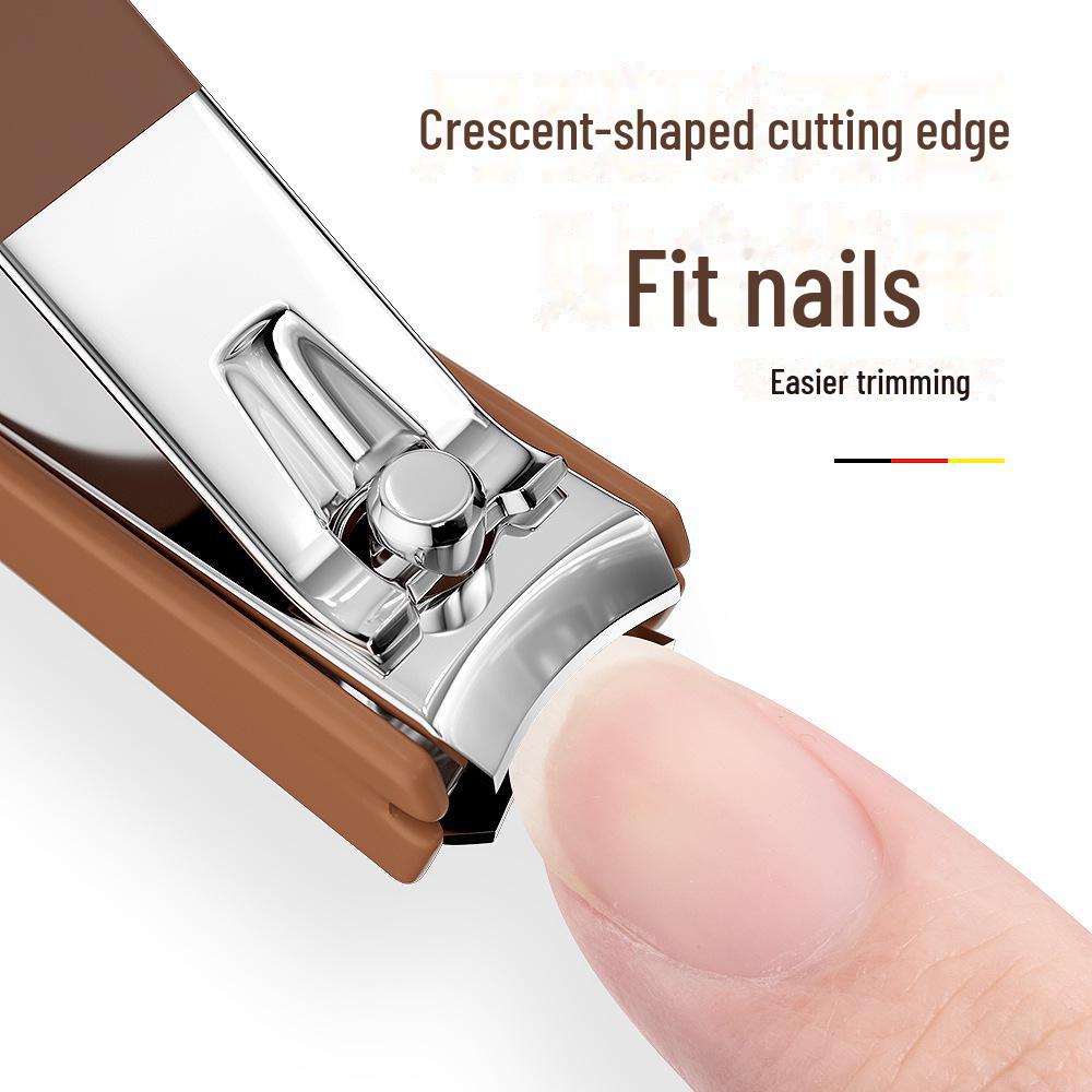 High-End Portable Anti-Splash Nail Clipper and Ear Spoon Manicure Set