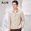 Antonio Men's Faux Suede Lapel Jacket