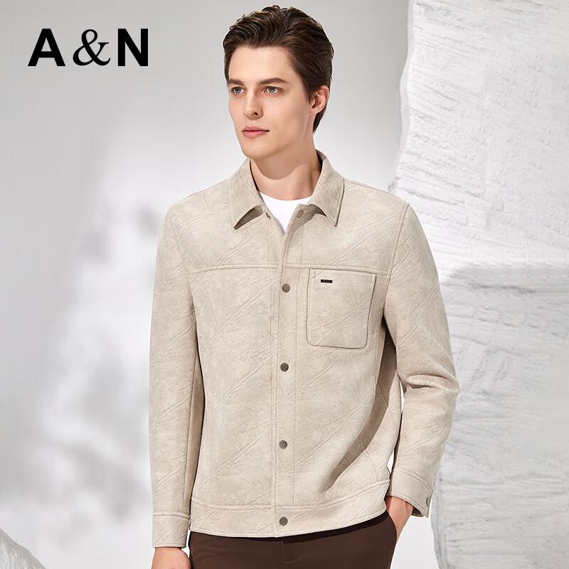 Antonio Men's Faux Suede Lapel Jacket