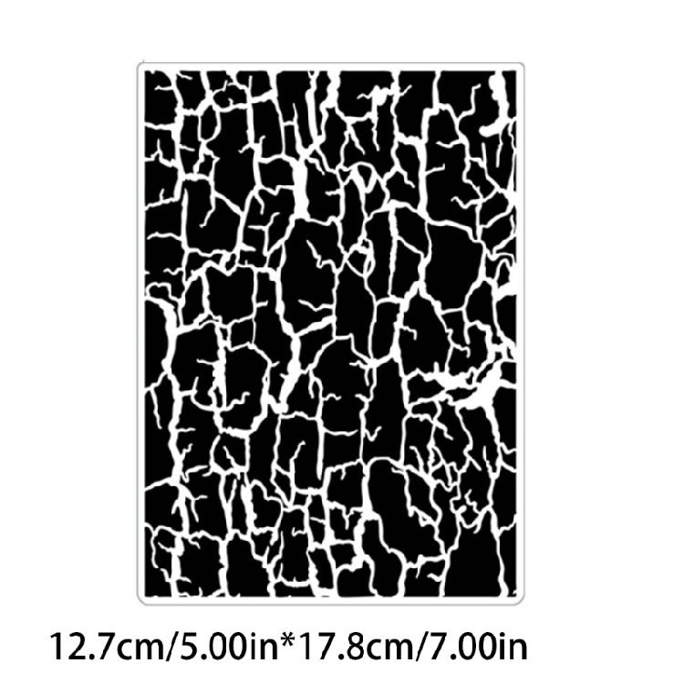 Decorative Plastic Embossing Mould for Handmade Cards and Scrapbooking Sturdy Craft Tool