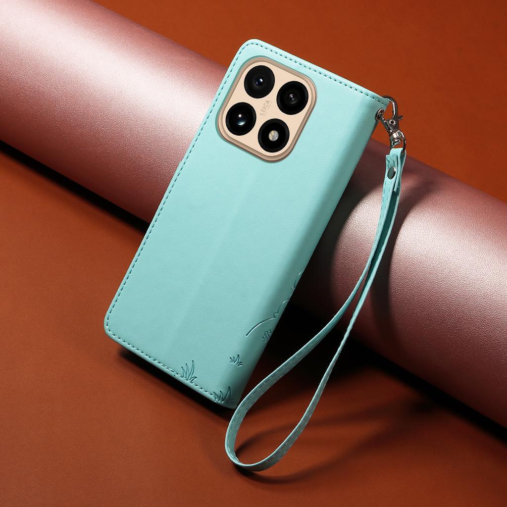 Pro Xiaomi 15T Pouzdro Blokující RFID Vytištěný Vzor Psa PU Kůže Kryt na Telefon s Poutkem na Zápěstí