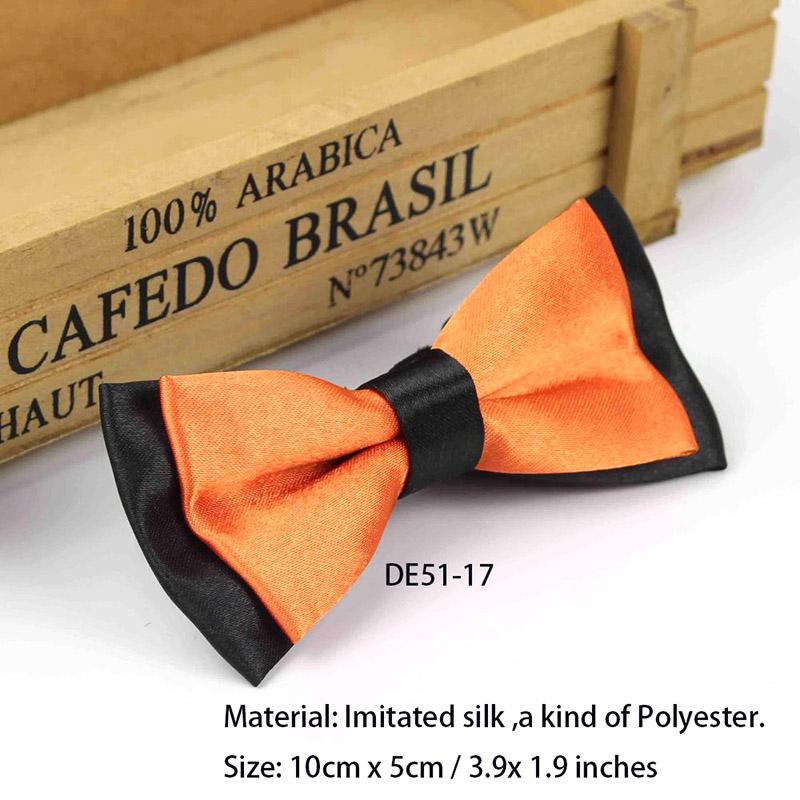 Classic Children's Bow Tie Baby Boy's Girl Fashion Solid Color Adjustable Bow Tie Children's Two-tone Pet Dog and Cat Bow Tie