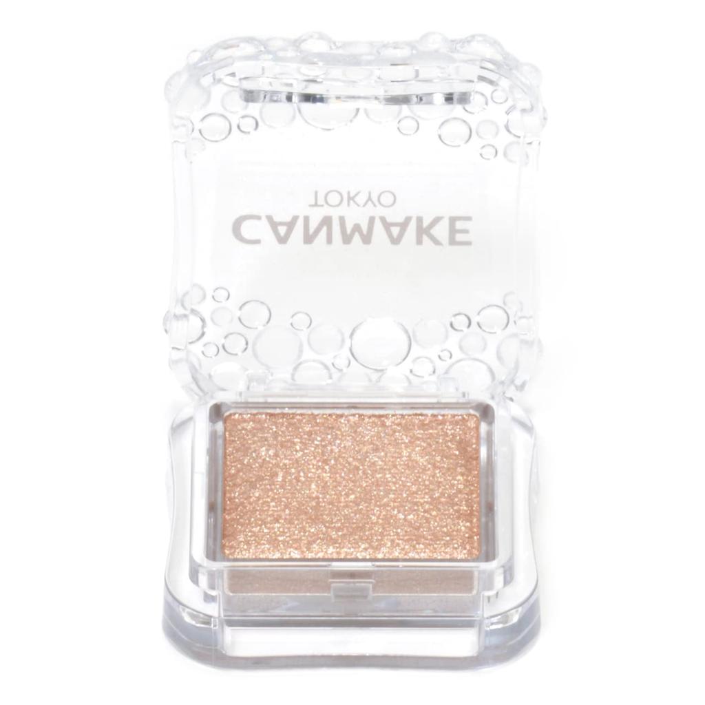 Canmake City Light Eyes 02 Sphinx Amber Single Color Eyeshadow Lame Pearl Gold 1.0g