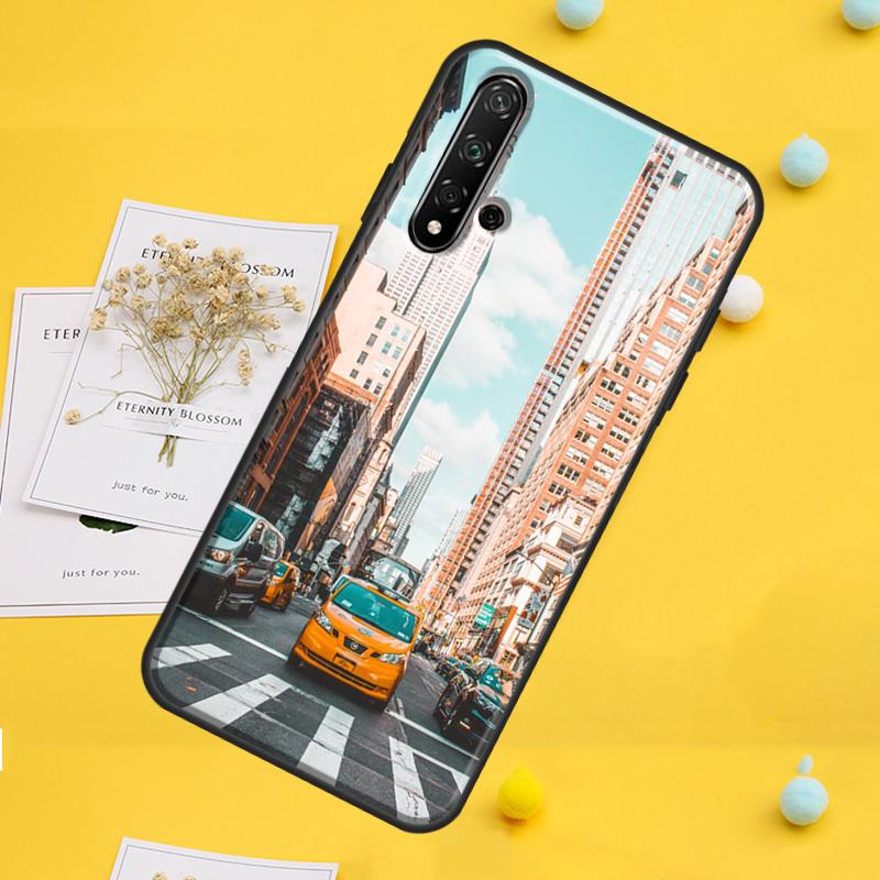 New York City For Huawei Nova 12i 7i 8i 11i 12s 9 10 SE Y91 Y90 Y60 Y70 Y72 Y61 P30 P40 Lite P60 Pro Case