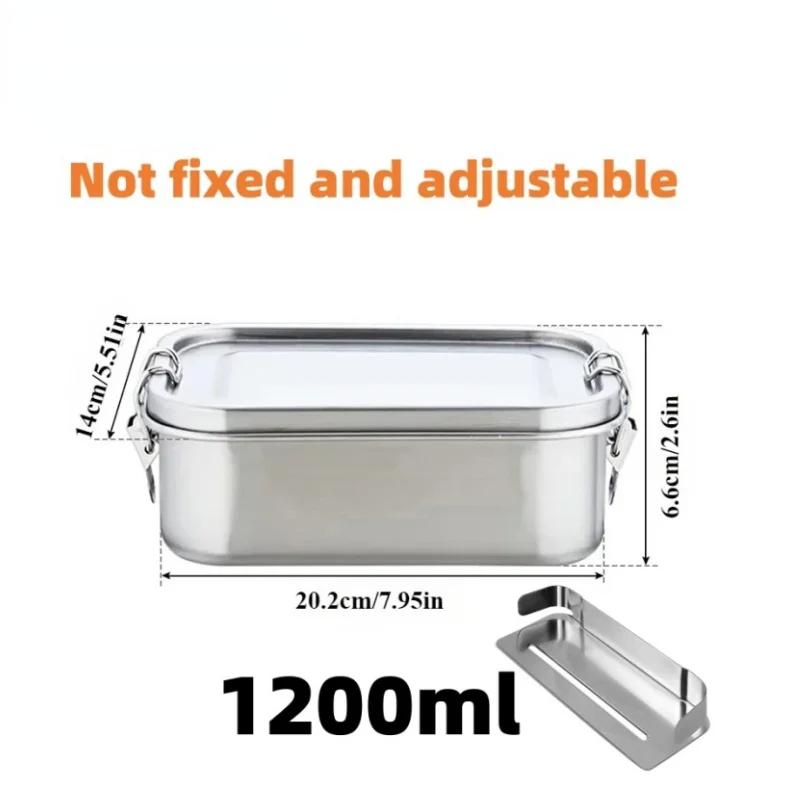 Stainless Steel Lunch Box for Kids And Adults, Portable Leak-Proof Bento Box, Travel Food Meal Prep Container Dishwasher Safe