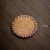 8/10/13/16cm Bristle Tea Coaster Round Handmade Household Anti-scalding Insulated Table Mat Thermal Pad Tea Ceremony Accessories