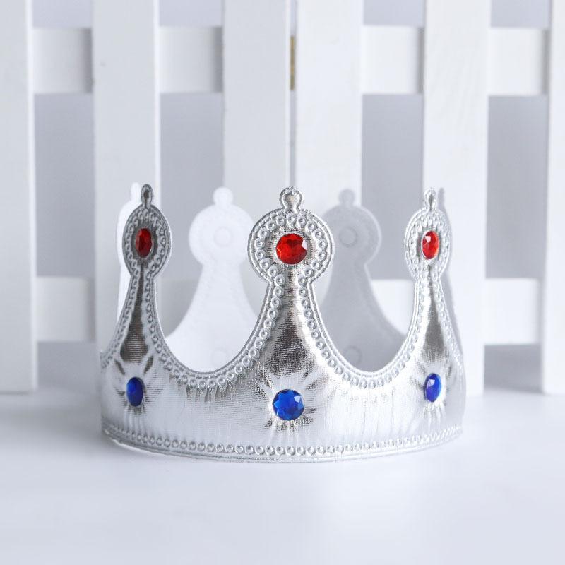 Golden Prince Crown Birthday Cake Decoration Hat for Kids