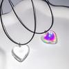 Heart Necklace Female Temperament Niche Net Red Collarbone Chain Korean Version