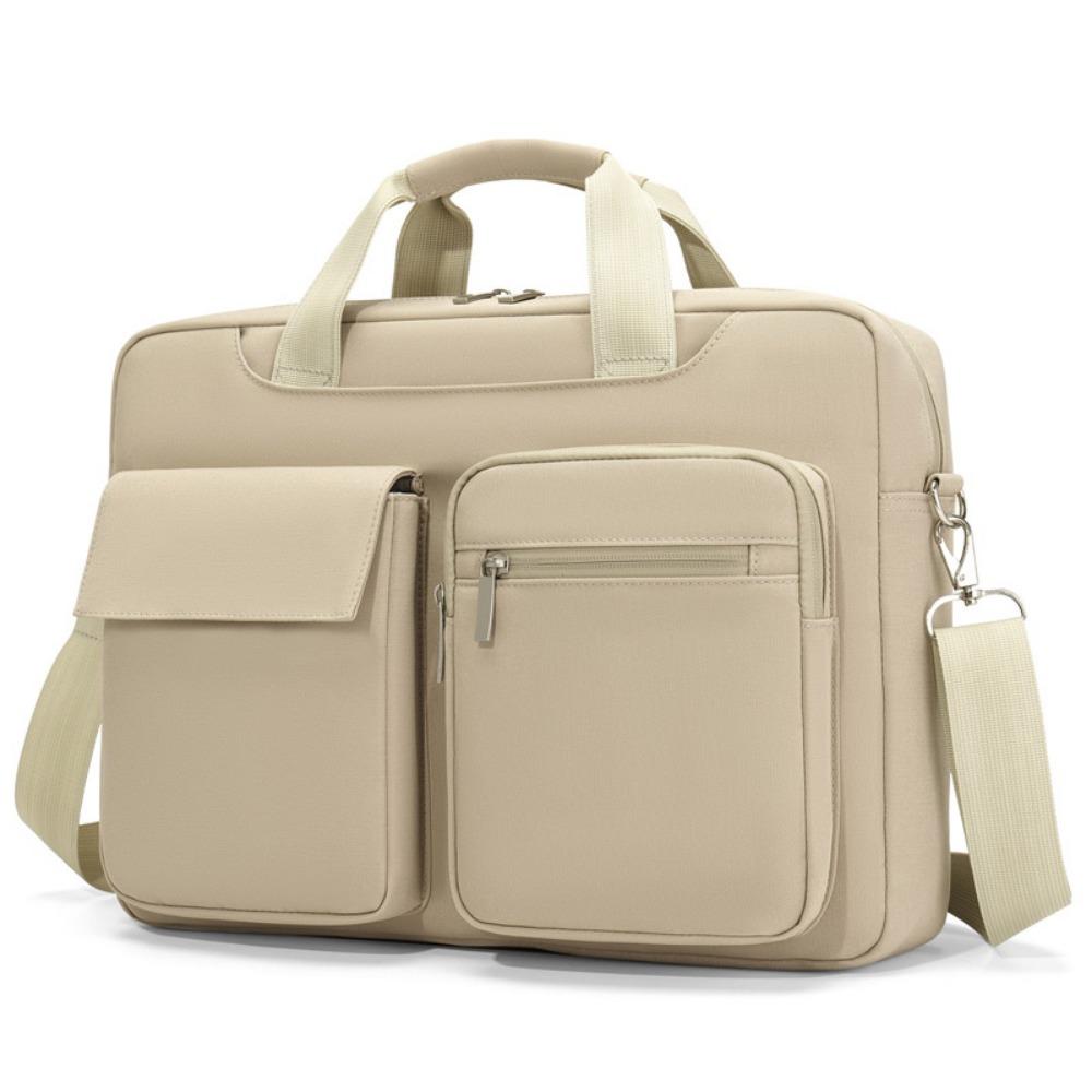 

Travel Business Laptop Bag Oxford Large Capacity Shoulder Tote Bag Waterproof Multiple Layers Men Briefcases Computer Handbag хаки