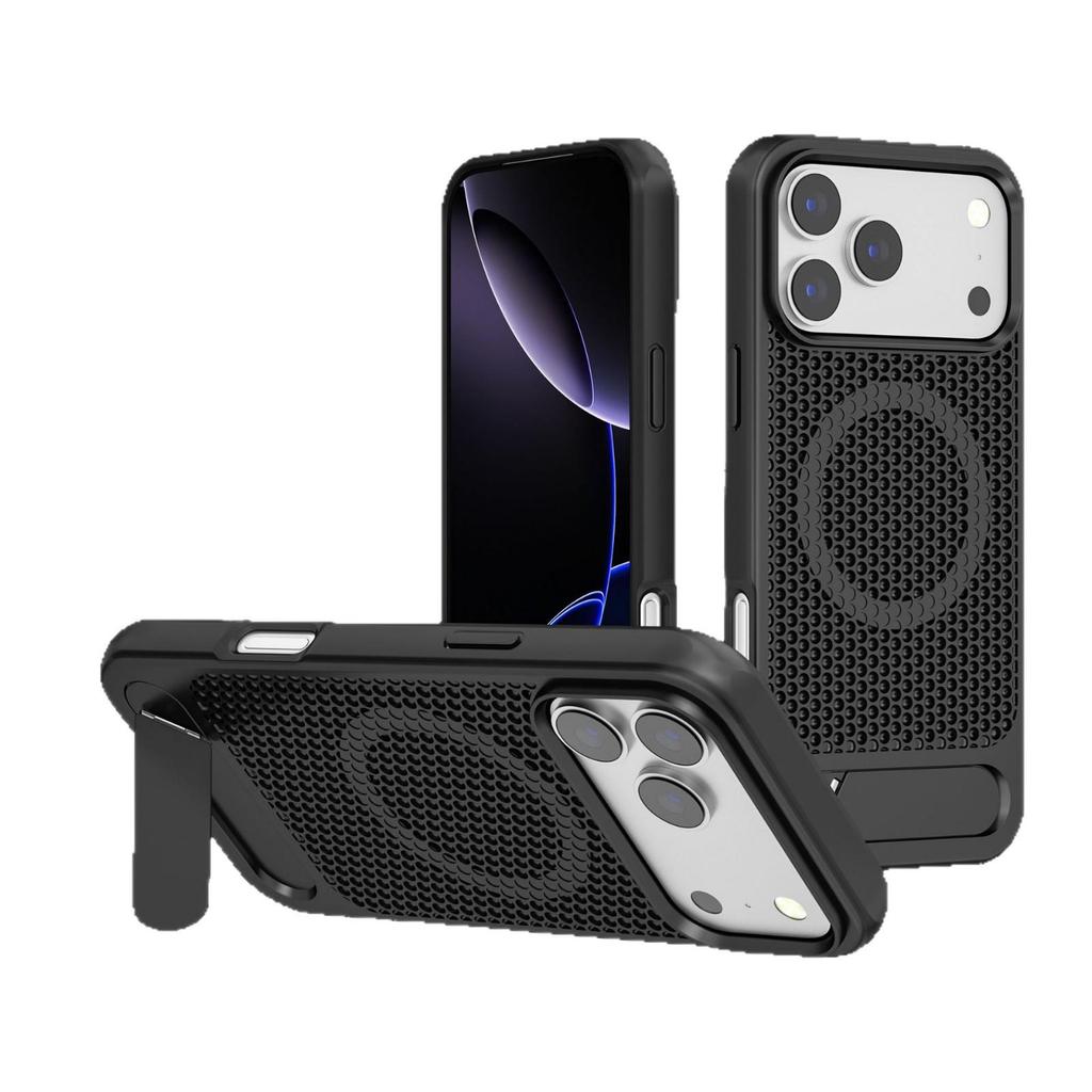 Magnetic Honeycomb Heat Dissipation Case for iPhone 14/15/16/17 Pro Max