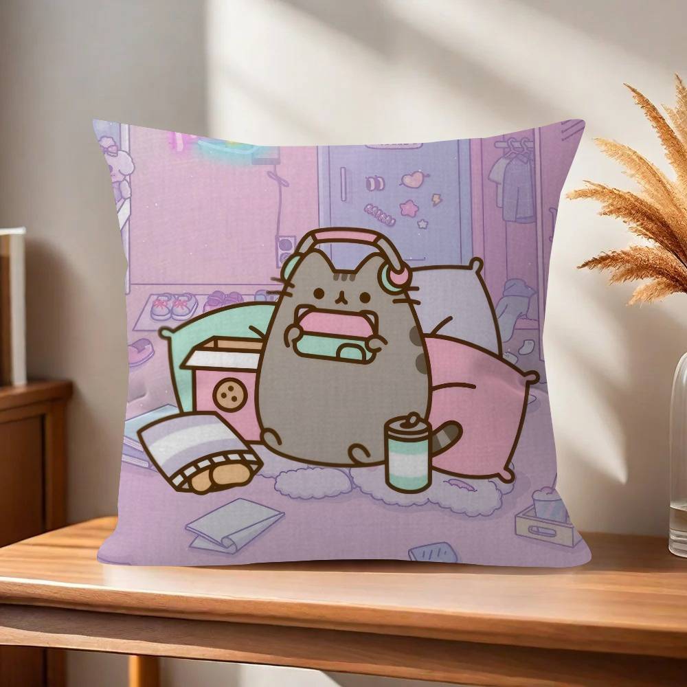 Pillow Gifts Home Office Furnishings Bedroom Sofa Car Cushion Cover case xcm Cute PpusheenS CUTE