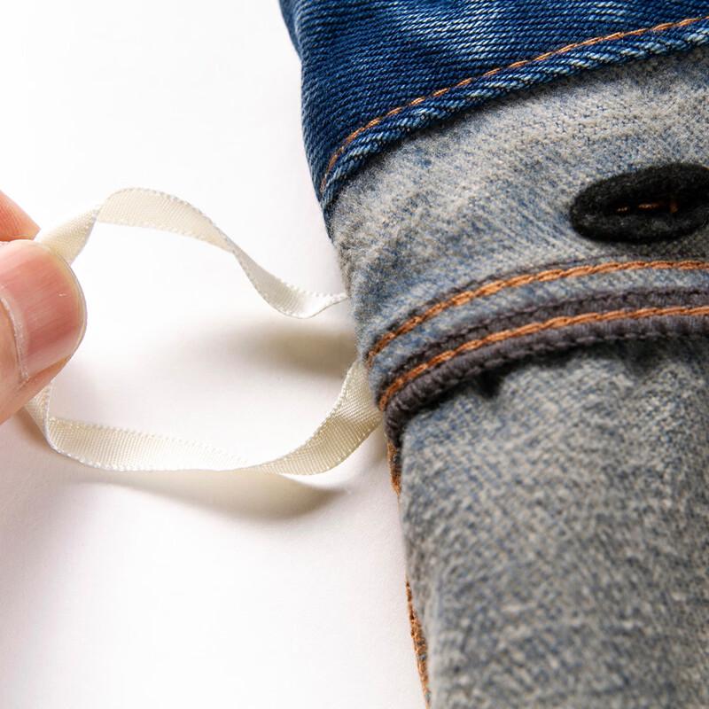 RAIN.CUN Women's Fleece-Lined Cropped Straight Leg Jeans