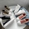 FEETIX Leder Board Schuhe Neue Schnürung Niedrig geschnitten Trendig Dicke Sohle Vielseitige Sport- und Freizeitschuhe