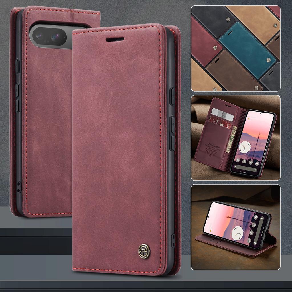 For Google Pixel 10 Pro/10/9 Pro/9 Wallet Case CASEME 013 Series PU Leather Phone Cover Stand