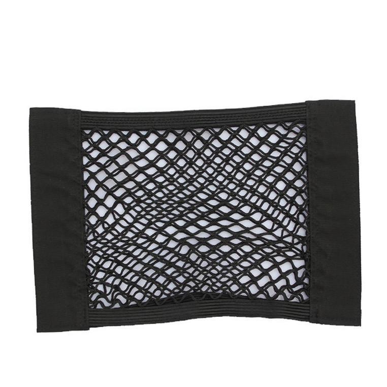 Double Velcro Elastic Mesh Pocket Wall-mounted Large-capacity Kitchen Rubbish Bag Storage Net
