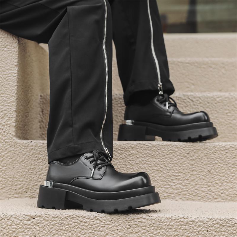 Luxusní značkové pánské outdoorové pracovní boty Designové business casual boty Silná podrážka Britský styl Formální boty pro muže Společenské boty