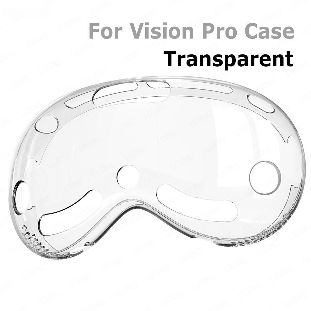 

Чехол для гарнитуры VR, прозрачный чехол из ТПУ для экрана ПК для Vision Pro, прочный, против царапин, защитная пленка для линз гарнитуры VR Box