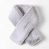 Winter Fur Scarf Two Tone Gray  Lalaf227 