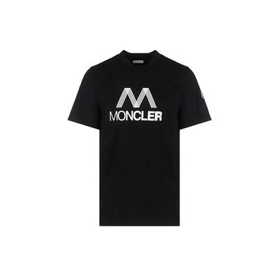 SS22 Letter Print Crew Neck Short Sleeve T-Shirt Men Tops Black H10918C00038829H8999