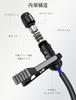 MillSO USB Pin Microphone with 2M Cable with Earphone Jack for Online and Compatible with USB A Devices such as Clip, Length, Omnidirectional, (3.5mm