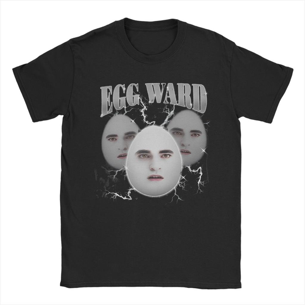 Harajuku Eggward  Meme  T-Shirt For Men Women Cotton Short Sleeve Edward Cullen Round Neck Summer Top Tee
