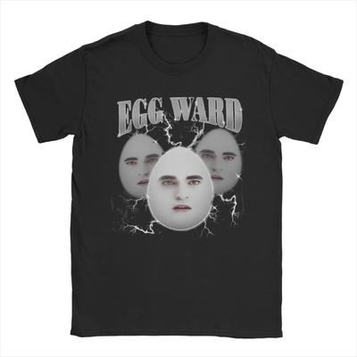 Twilight Eggward Edward Cullen T Shirts Cotton Crazy T-Shirt O Neck Meme Parody Humor Tee Shirt Short Sleeve Clothes Gift Idea