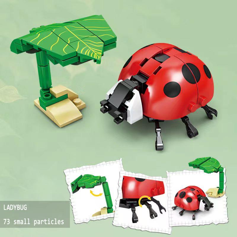 

Игрушки-конструкторы насекомых и жуков, жук, богомол, пчела, улитка, набор насекомых для детской развивающей игры, головоломки, игрушки-животные в подарок