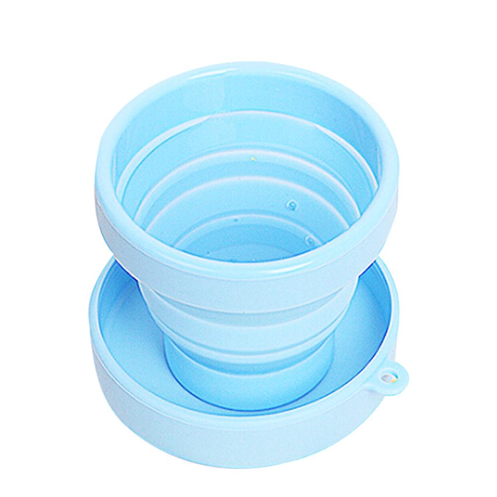 170ML Silicone Collapsible Mug Silicone Travel Mug Wear Resisting Lightweight Silicone Retractable Cup for Travel Picnic