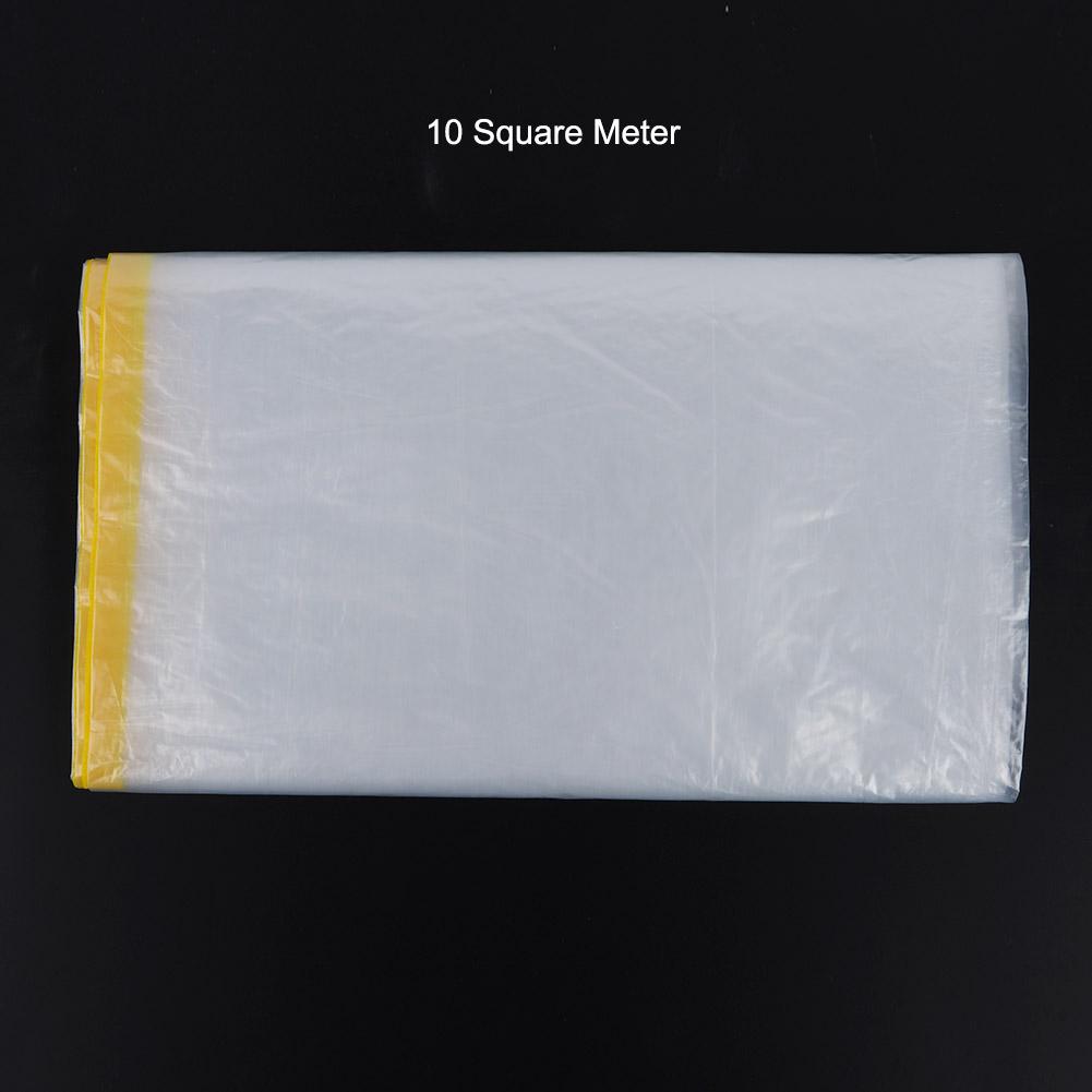 Car Cover, 2.74x3.66m Transparent Dust Proof or for Vehicle Furniture, with HDPE Material for Travel Picnic