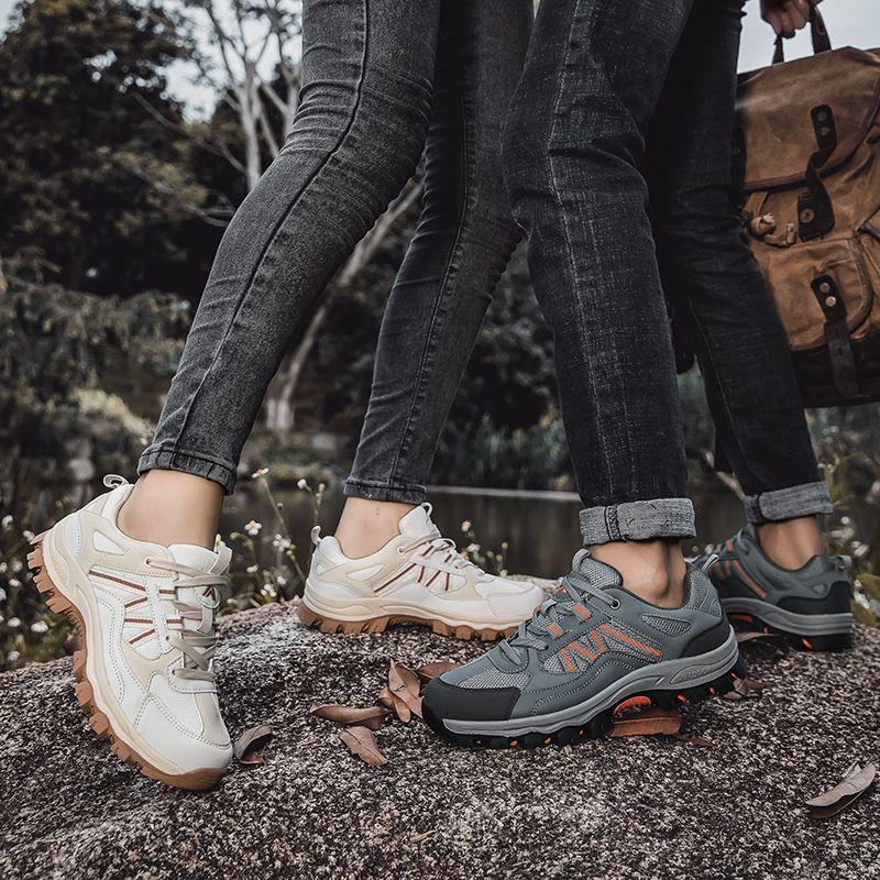 Breathable Non-Slip Hiking Shoes: Versatile, Soft-Sole, Low-Top Footwear for Women & Men in Autumn/Winter