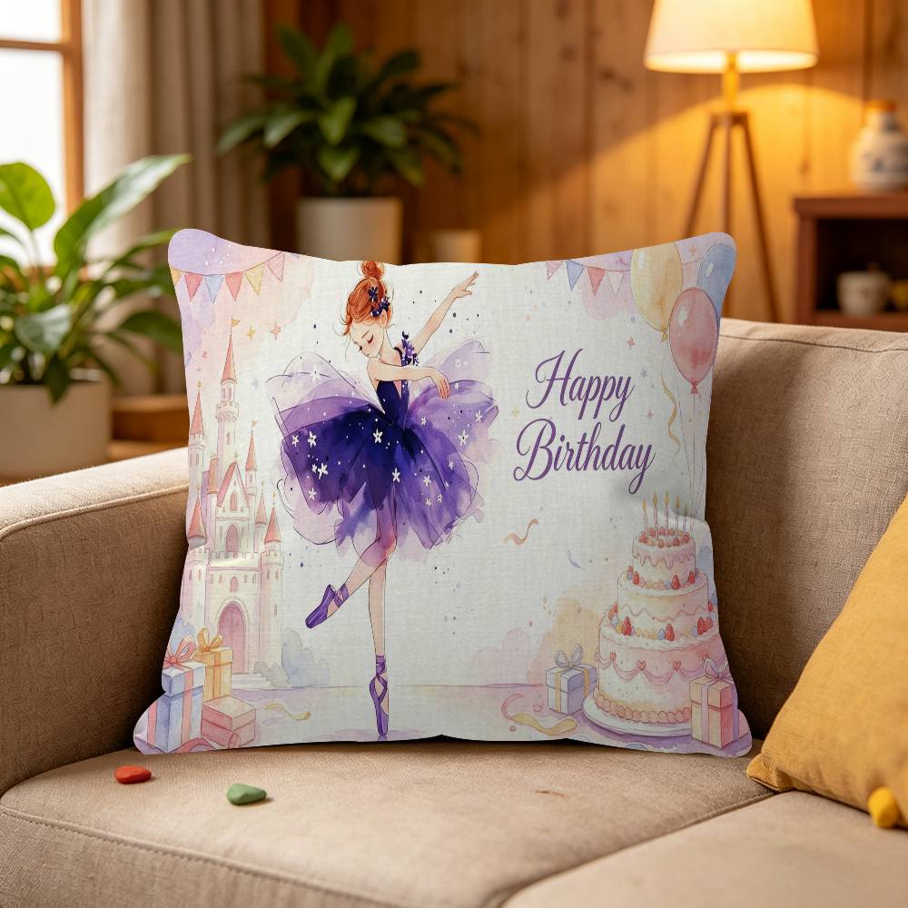Ballet Princess Pillow Anime Pillow Sofa Bed Head Pillow Cover Cushion Cover Fashion