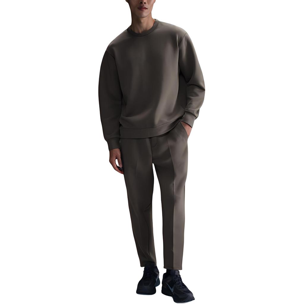 Nová pánská mikina Nike Dri-Fit Barva Cave Stone Gray/Medium Gray HQ6965-289