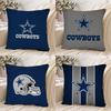 D-Dallas C-Cowboys Fronha Moda Fronha Quadrada Quarto Sofá Sala Decoração Interior Almofada de Lazer Capa de Almofada