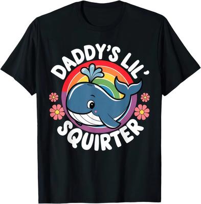 Daddy's Lil Squirter Embarrasing Rude Joke Rude T Shirt
