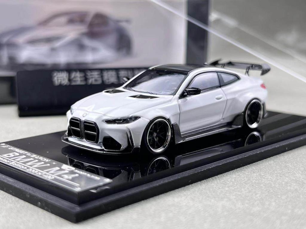 SW 1:64 BMW G82 M4 ADRO BODY KIT Wide Body Alloy Car Model Boy's Birthday Gift Collection Enthusiast Desktop Ornament