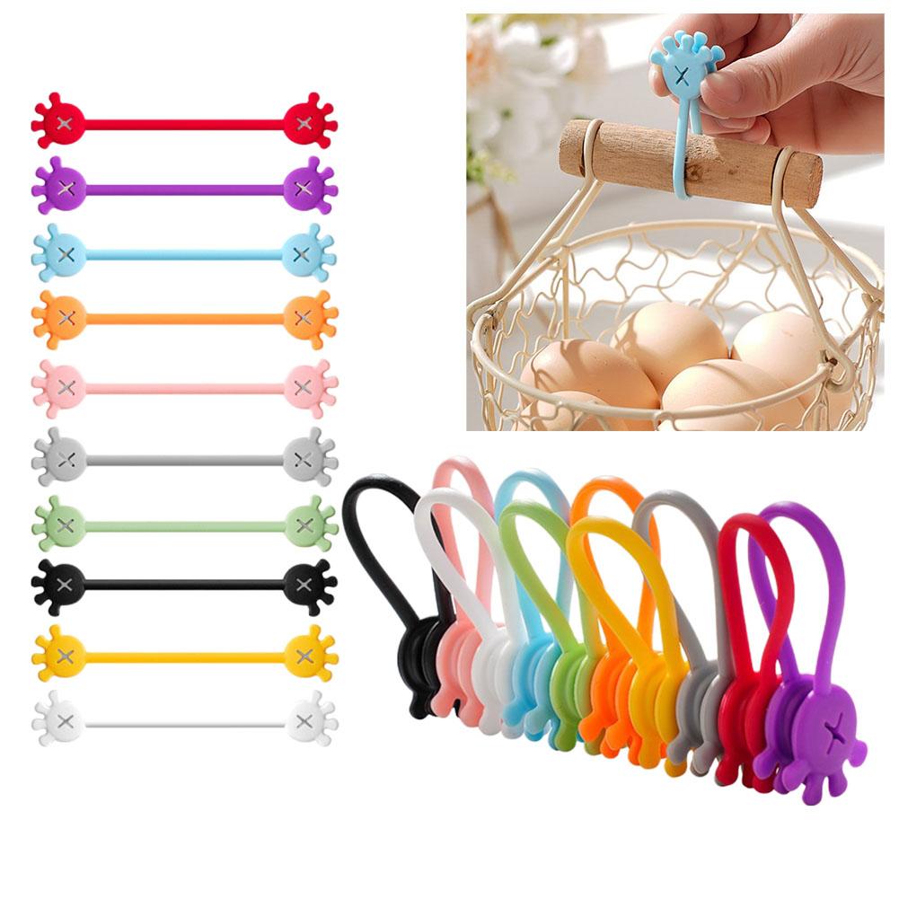 Kabelbinder Kabel-Organizer Clips Farbige Auswahl Mühelose Handhabung Gute Verarbeitung Langlebiges Material