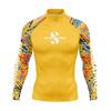 SCUBA Long Sleeve Rash Guard UPF50 Sun Protection Dive Suit Swimming Surfing Water Sports