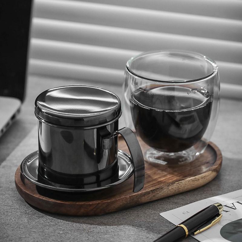 304 Stainless Steel Coffee Dripper Vietnamese Maker Home Use Filter Cup
