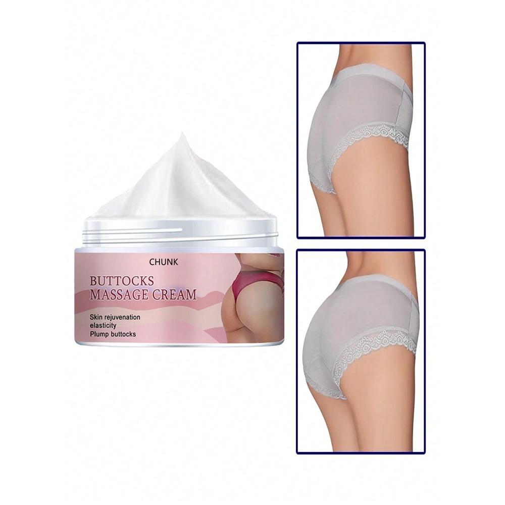 Cremă de masaj pentru ridicarea feselor pentru femei, acid hialuronic - cremă de masaj pentru strângere și umplere, potrivită pentru fese și piept, potrivită pentru toate tipurile de piele