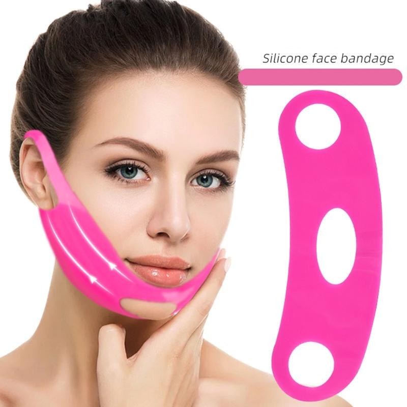 V Line Lifting Mask Chins Strap for Sleepings Face Lifting Belts V Shape Slimming Face Mask Double Chins Reducer Womens