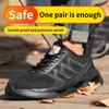 New Fashion Safety Shoes Men For Work Sneakers Lightweight Steel Toes Industria Safety Boots Male Footwear