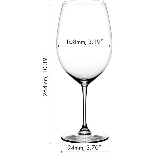 Набор бокалов для вина Riedel Vinum XL Cabernet Sauvignon, 2 штуки (6416/00)