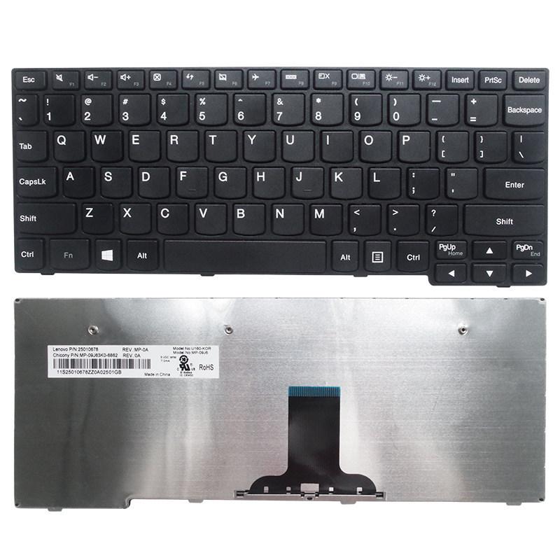 RU-Compatible Keyboard for Lenovo S10-3S, S100, M13, S110, E10-30, U160, U165, S200, and S205 Models