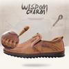 Men's Leather Shoes Fashion Soft Leather Casual Leather Shoes Wear Resistant Bean Shoes Men's Shoes