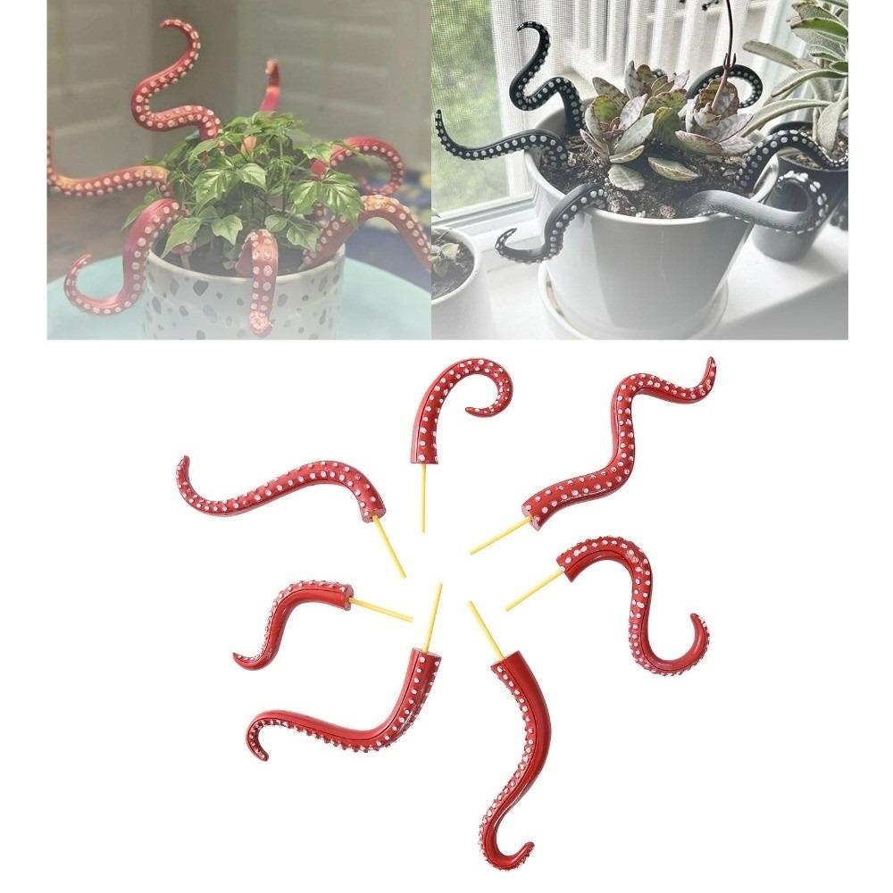 Kreatives 7-teiliges Set Meeres tentakel Harz Dekoration Harz Garten Dekoration Blumentopf Harz Dekoration Oktopus Pflanze Pfahl Zuhause